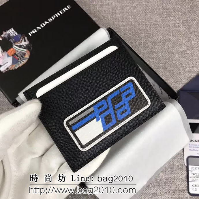 PRADA普拉達 官網同步 2018最新摩登態度系列 男士卡片夾 2MC223 DD1337